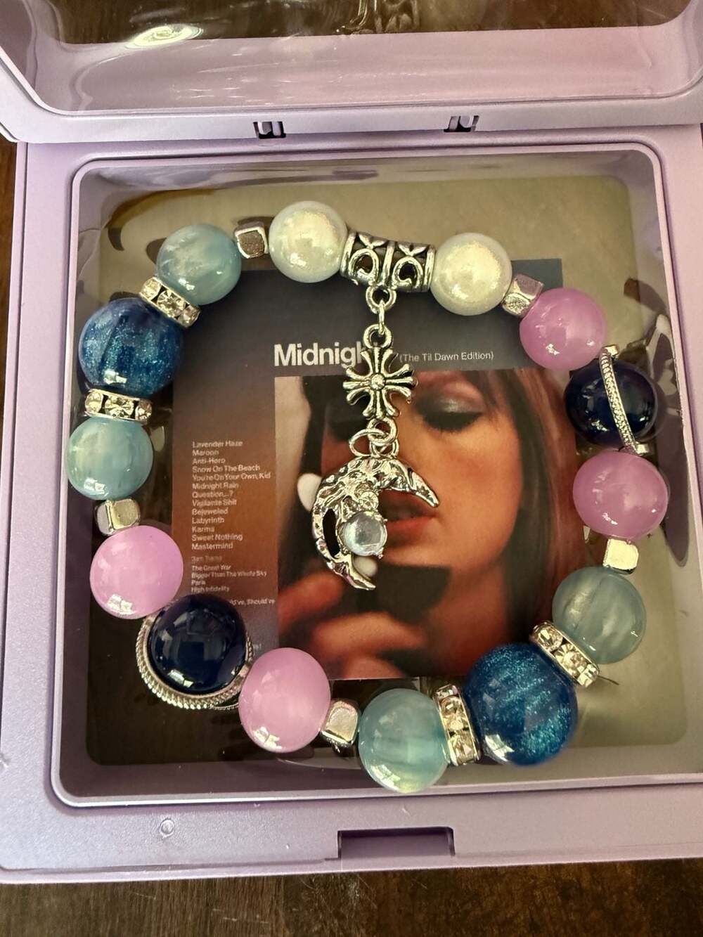 Taylor Swift Midnights (The Til Dawn Edition) Inspired Handmade Beaded Bracelet